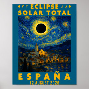 Eclipse Solar Total España 2026  Poster