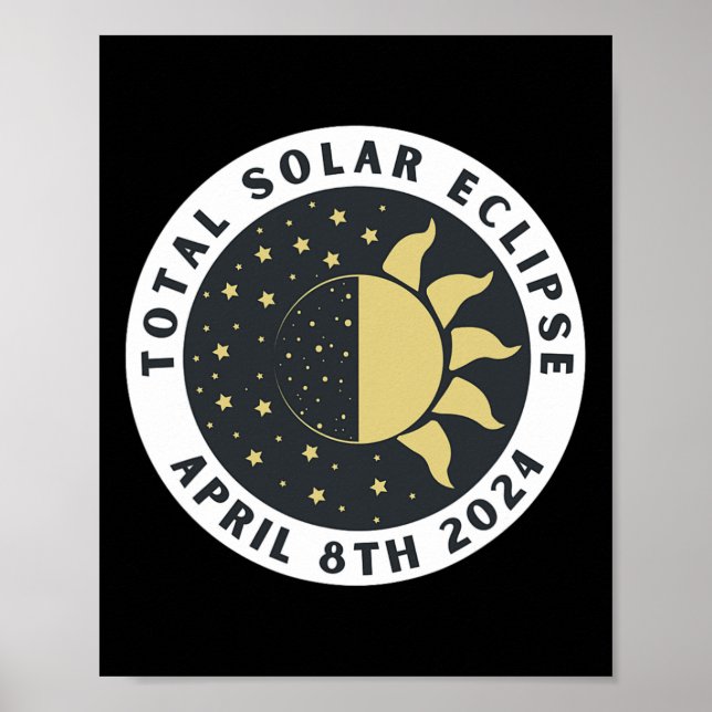 Eclipse - Total Solar Eclipse - Totality 2024  Poster (Front)