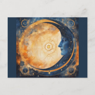 Éclipse totale de la carte postale personnalisée S