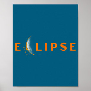 Eclipse Universal Total Lunar Solar Eclipse Total  Poster