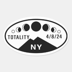 Eclipse Water Bottle Sticker - New York