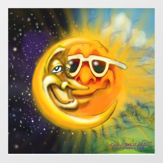 Eclipse Window Cling