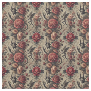 Eclipsed Grace – Gothic Victorian Dense Tile Fabric