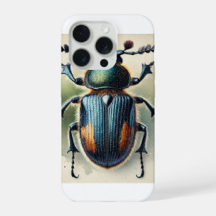 Eclipta Beetle 140724IREF109 - Watercolor iPhone 15 Pro Case
