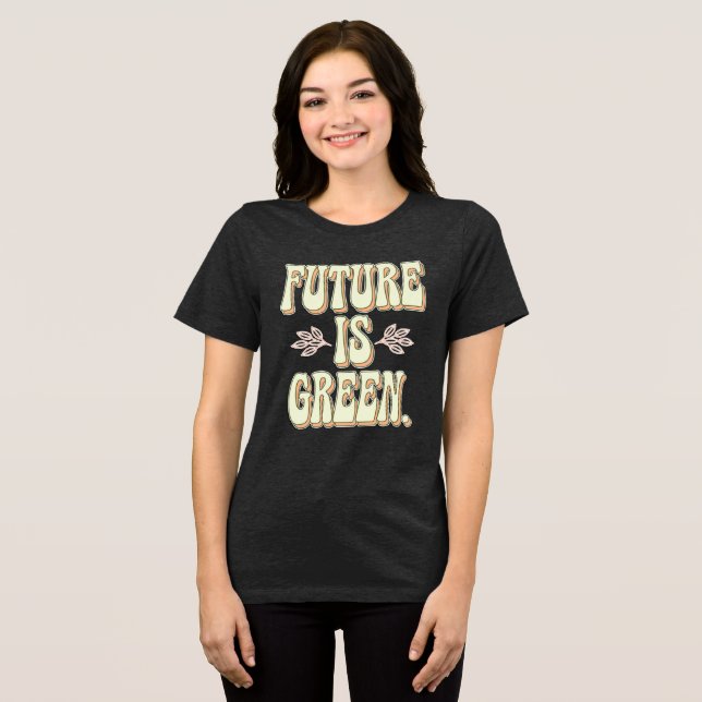 Eco-Activist Minimalism Tri-Blend Shirt (Front Full)