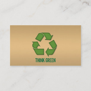 Eco amical réutilisent le carte de visite