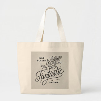Eco-Chic Reusable Tote Bag – "Not Plastic, But Fan