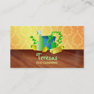 Eco cleaning business cards