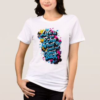 Eco de la Vida loose T-shirt Tri-Blend Shirt
