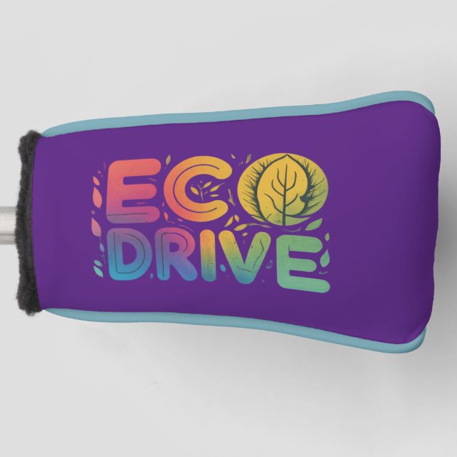 Eco Drive  Golf Head Cover (Front)
