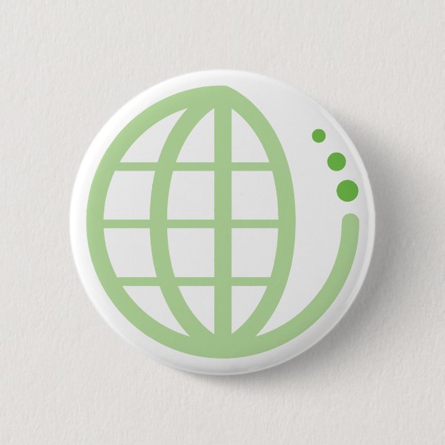eco earth 2 inch round button (Front)