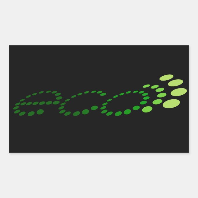 eco echo sticker (Front)