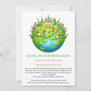 Eco-Friendly Birthday Invitation
