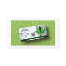 Eco-Friendly Business Card Template - Customizable