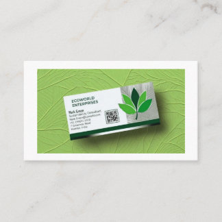 Eco-Friendly Business Card Template - Customizable