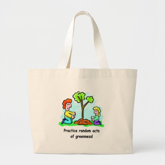 Eco-Friendly canvas shopping bag (Front)