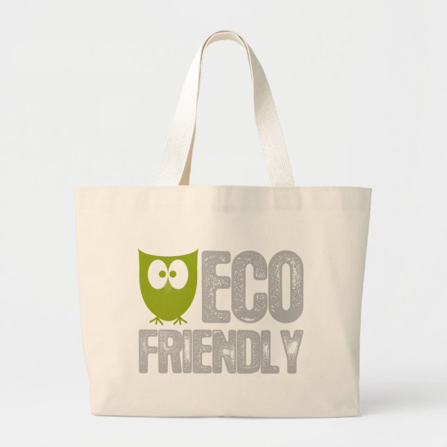 Eco Friendly design! Large Tote Bag (Front)