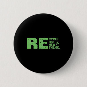 Eco-friendly Design Recycle 2 Inch Round Button