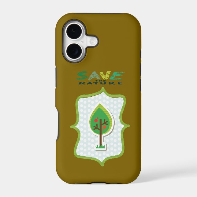 Eco-Friendly Evergreen Design  (Back)