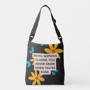Eco-Friendly Floral Humour Crossbody Bag