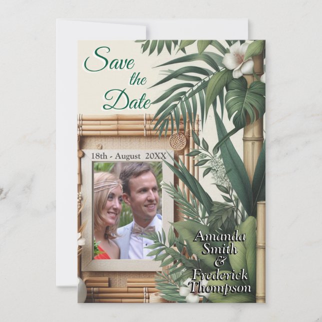 Eco-friendly Gardens and Buildings in Harmony Invitation (Front)