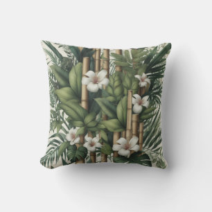 Eco-friendly Gardens and Buildings in Harmony  Throw Pillow