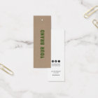 Eco Friendly Kraft Marque Nom Vêtements Hang Tag