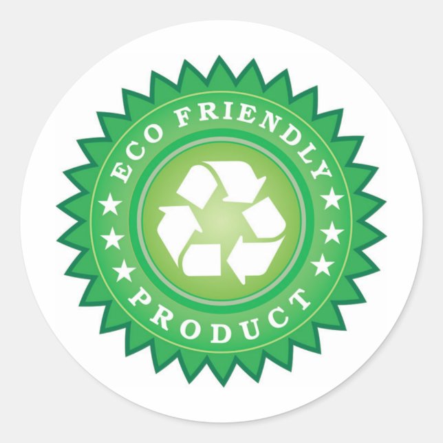 Eco Friendly Product Sticker (Front)