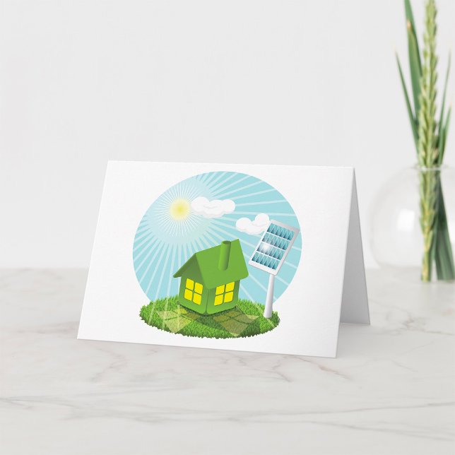 Eco Friendly Solar Powered Home Card (Creator Uploaded)