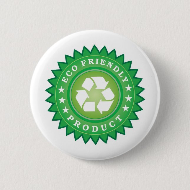 Eco Friendly Sticker 2 Inch Round Button (Front)