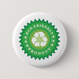 Eco Friendly Sticker 2 Inch Round Button