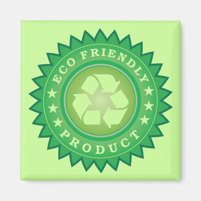 Eco Friendly Sticker Magnet (Front)