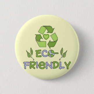 Eco-Friendly T-shirts and Gifts 2 Inch Round Button
