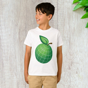 Eco Globe Fruit Green Earth Leaf Sphere T-Shirt