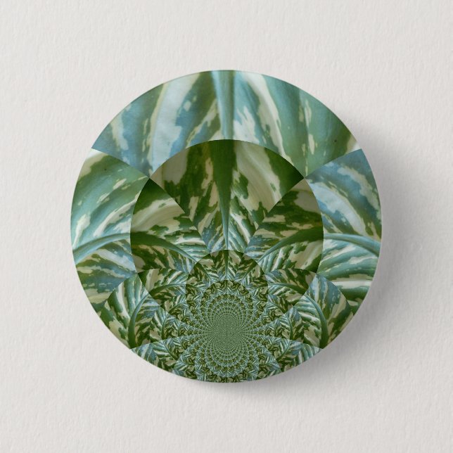 Eco - Going Green Environmental Friendly Colours 2 Inch Round Button (Front)