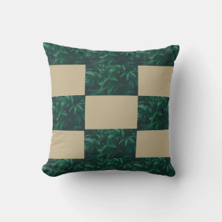 ECO Green Cool Eye Design Throw Pillow