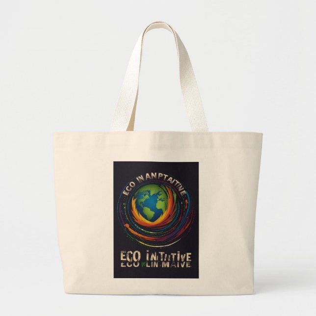Eco Initiative Large Tote Bag (Front)