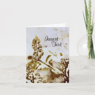 Eco Print Card