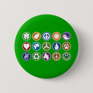 Eco Symbols 2 Inch Round Button