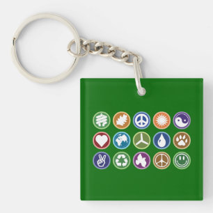 Eco Symbols Keychain