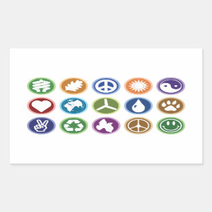 Eco Symbols Sticker