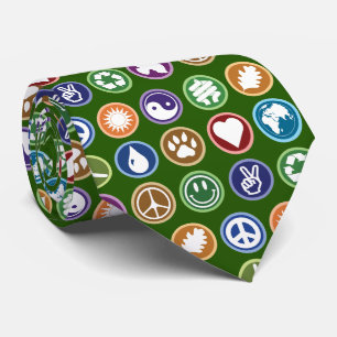 Eco Symbols Tie