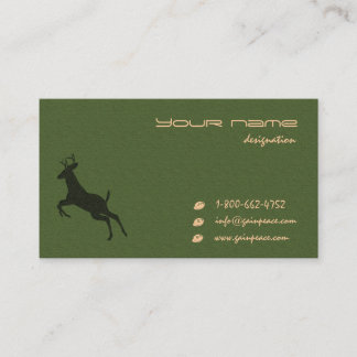 eco themed business card
