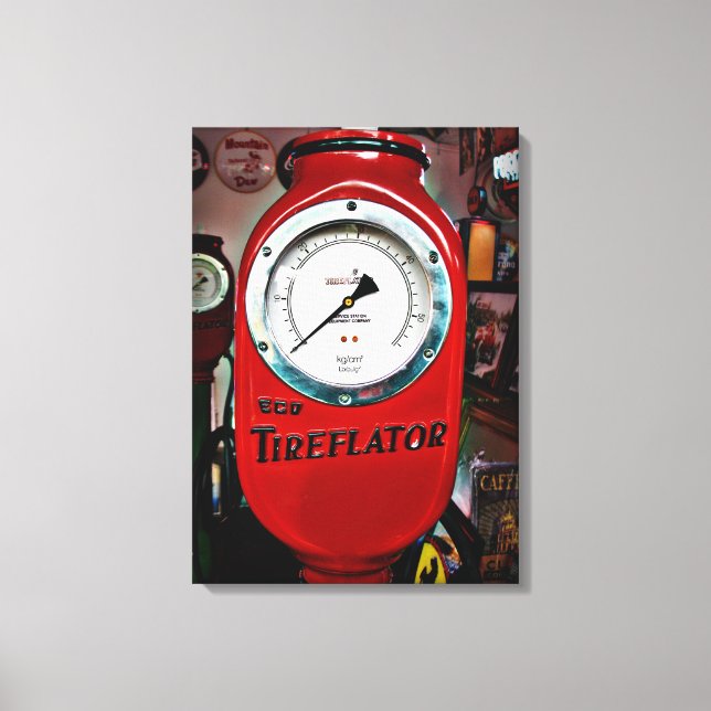 Eco Tireflator air metre Canvas Print (Front)