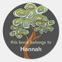 Eco Tree Book Label