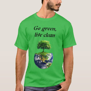 Eco Warrior: Go Green, Live Clean T-Shirt