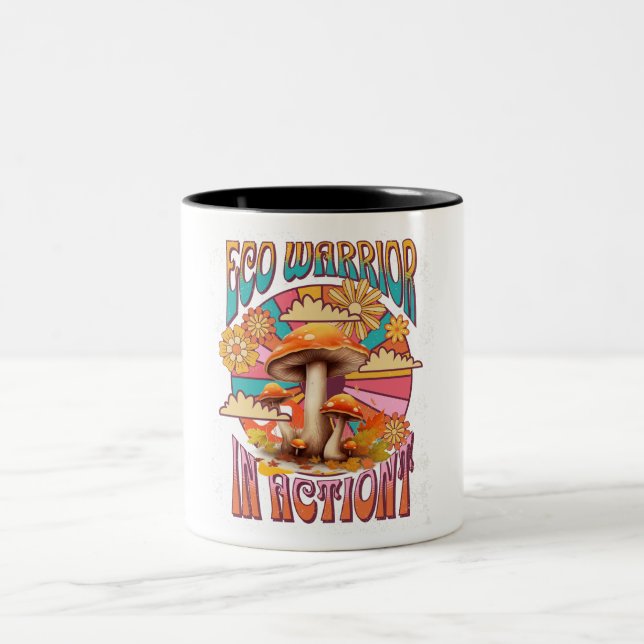 Eco Warrior In Action Mug (Center)
