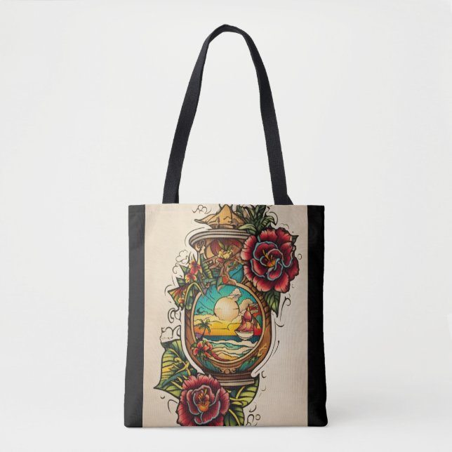 EcoChic Canvas Tote Bag  (Front)