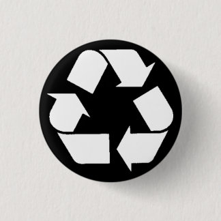EcoFlair - Recycle. 1 Inch Round Button