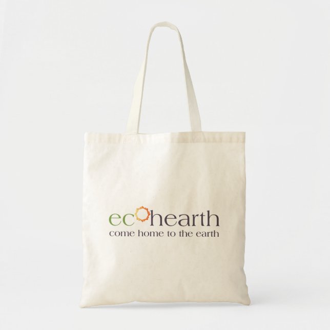 EcoHearth.com Reusable Grocery Tote Bag (Front)